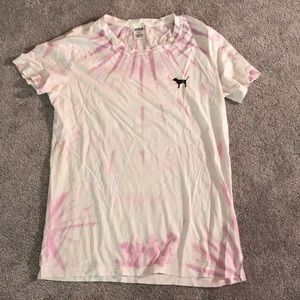 Pink tie dye t-shirt